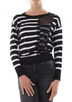 GUESS Sweaters Women Black Multitessuto - Multifabric