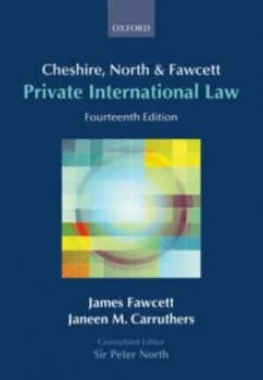 Cheshire North and Fawcett Private International Law. by James Fawcett Paperback
