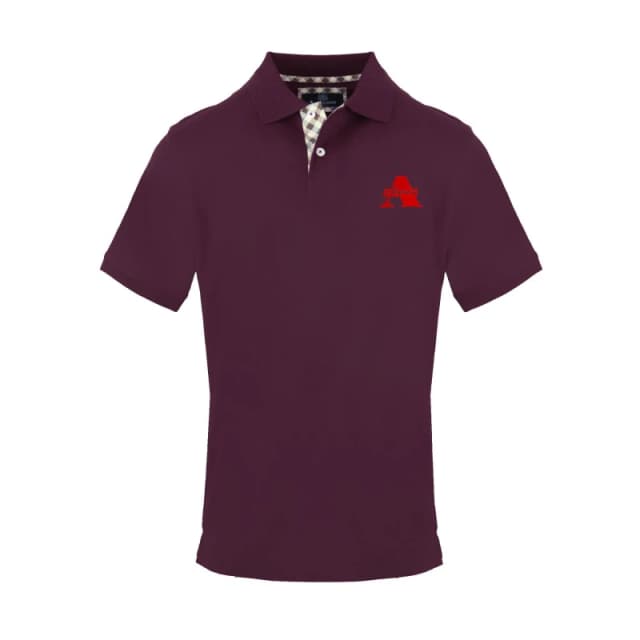 Aquascutum Mens Polo Short Sleeve Polo Shirt Short Sleeve Polos Small Red 54287808350