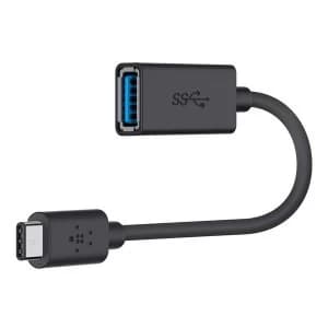 Belkin Adapter USB 3.0 Type C-USB A 5GBPS 1.5amp Black - USB-IF Certified