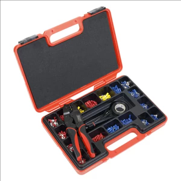 Genuine SEALEY AK386 Ratchet Crimping Tool Kit 552pc