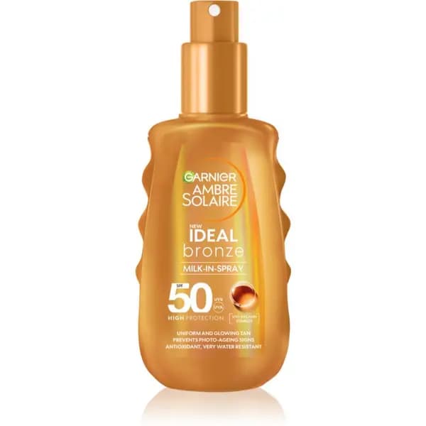 Garnier Ambre Solaire Ideal Bronze sunscreen lotion spray for the body SPF 50 150ml