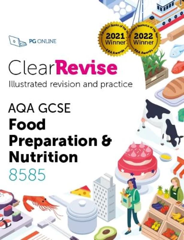 ClearRevise AQA GCSE Food Preparation and Nutrition 8585 Paperback / softback