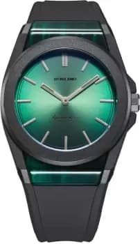 D1 Milano Watch Carbonlite Green Sunray