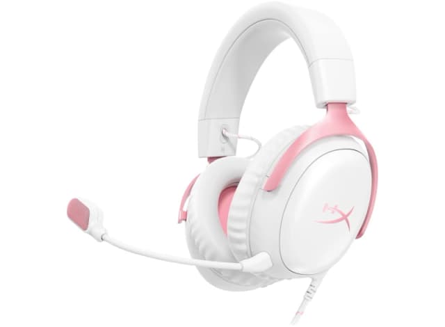 HyperX Cloud III - Gaming Headset (White/Pink)