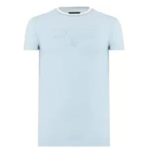 SikSilk Chest Logo T Shirt - Blue