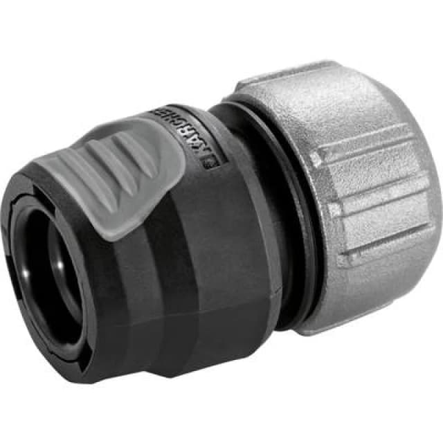 Kaercher Home & Garden Kaercher Home & Garden 2.645-196.0 Kaercher Aluminium Hose connector piece Hose connector, 13mm (1/2) - 15mm (5/8) Water stop