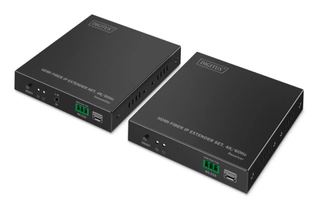 Digitus HDMI Fiber IP Extender Set. 4K/60Hz