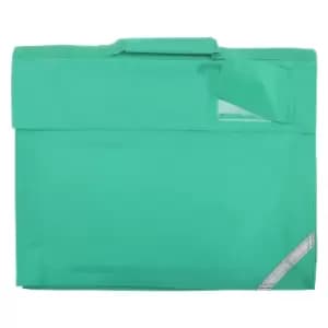 Quadra Junior Book Bag - 5 Litres (One Size) (Emerald)