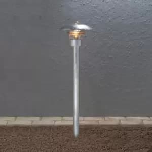 Modena Outdoor Modern Pathway Bollard Light Galvanised Steel, IP23
