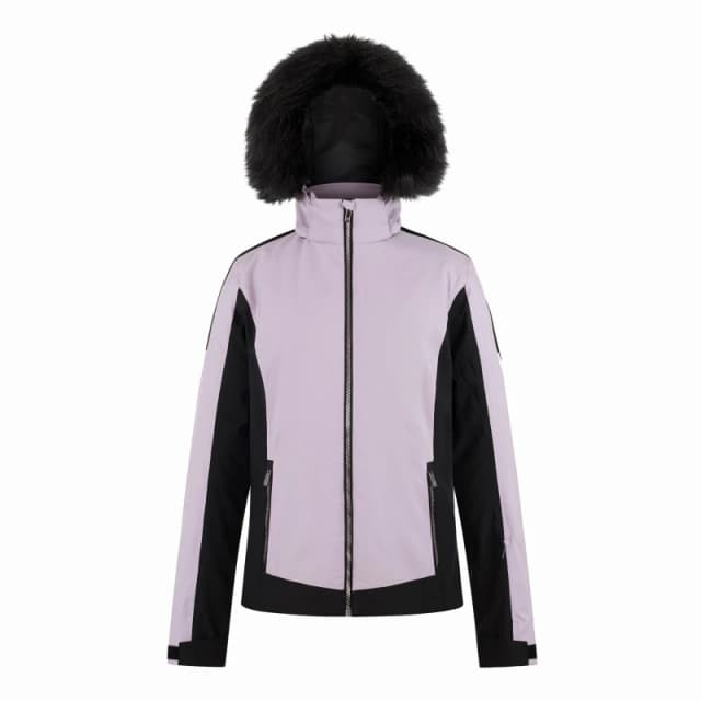 Nevica Womens Meribel Waterproof Windproof Hooded Ski Jacket Lilac female 10 (38)