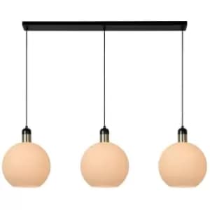 Lucide JULIUS - Bar Pendant Light - 3xE27 - Opal