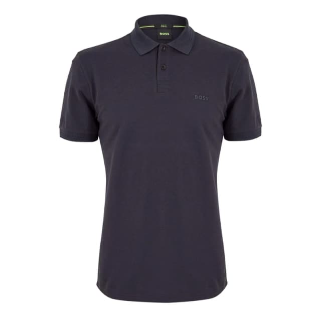 Boss Mens HBG Paul Polo Contrast Striped Trim Shirt Short Sleeve Polos M Blue 54489420390