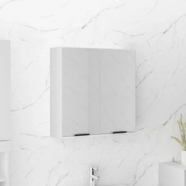 Vidaxl Bathroom Mirror Cabinet White 64X20X67 Cm, White 811313