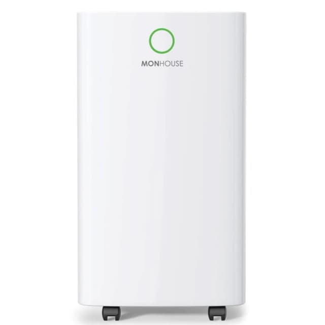 MONHOUSE 25L/Day Digital Dehumidifier - Sleep Mode 24HR Timer Portable Quiet in White White Unisex