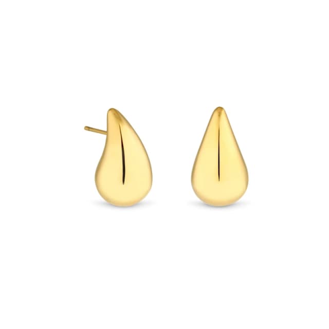 Jon Richard Gold Plates Dome Earrings Jewellery Sets One Size Gold 70532010000