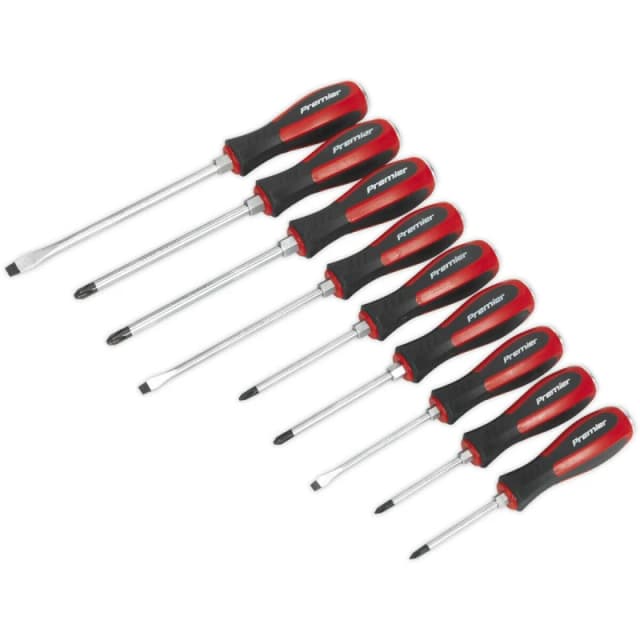 Loops 9 PACK Hammer Through Screwdriver Set - Hardened Steel Hammer Strike Chisel Caps Metallics