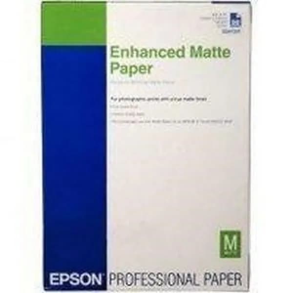 Epson (A4) Enhanced Matte Photo Paper (250 Sheets) 192gsm (White)