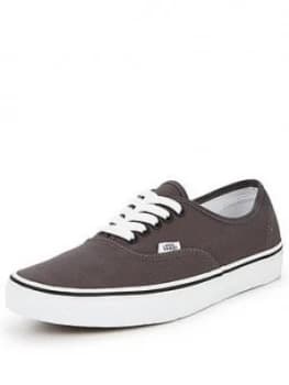 Vans Authentic, Grey/White, Size 14, Women