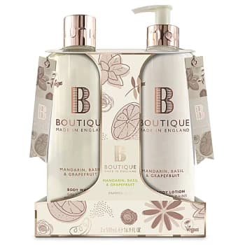 Boutique Mandarin, Basil & Grapefruit Body Care Duo