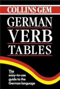 German Verb Tables Paperback