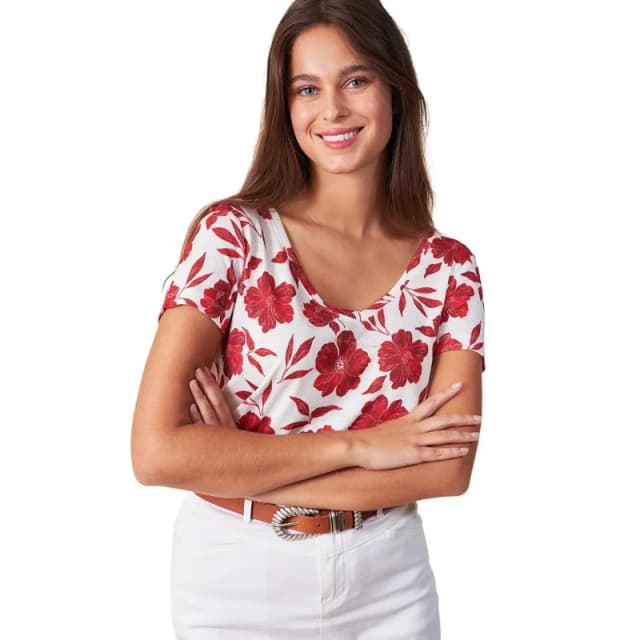 Les Petites Bombes Womens T-Shirt Les Petites Bombes Ariana Rouge Female XS