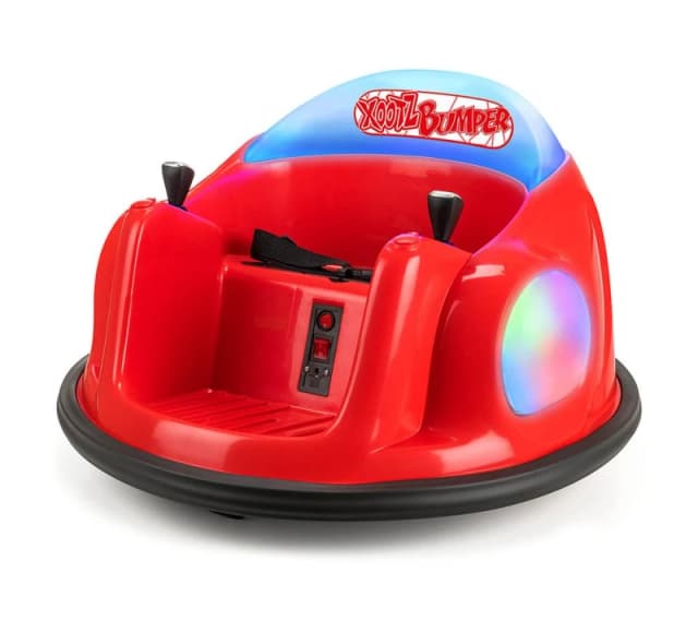 XOOTZ Kids Electric Bumper Car Ride-On Toy - Red, Red 5031470273743