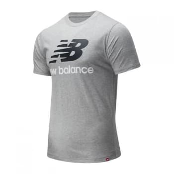 New Balance Stack Logo T Shirt - Athletic Grey