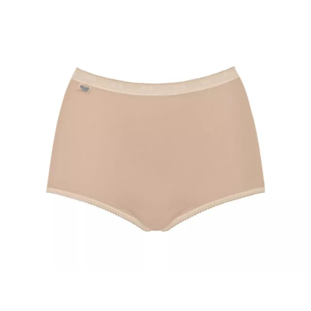 Sloggi Womens Basic+ Maxi 2 Pack Briefs in Nude Size: 14 Nude Female 14