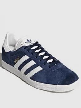 adidas Originals Gazelle - Navy/White, Size 5, Women