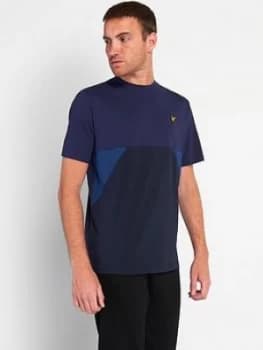 Lyle & Scott Cut And Sew T-Shirt - Navy