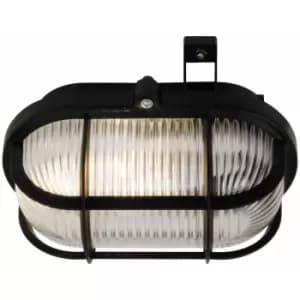 Nordlux Lighting - Nordlux Oval Skot Outdoor Bulkheads Wall Lamp Black, E27, IP44