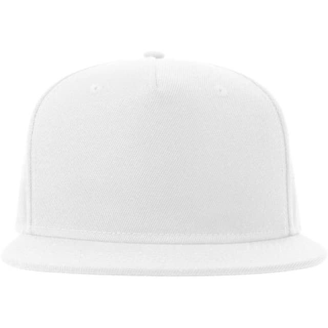Atlantis Atlantis Men 5 Panel Snapback Baseball Cap in White White One Size Male 5063527240934