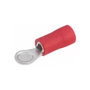 Red 3.7mm Ring Terminal Pack of 100 - Truconnect