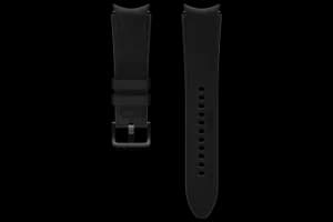 Samsung Galaxy Watch4/Watch4 Classic Hybrid Leather Strap (M/L) in Black (ET-SHR89LBEGEU)