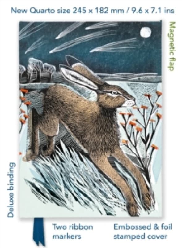 Angela Harding: Shooting Stars (Foiled Quarto Journal) Notebook / blank book