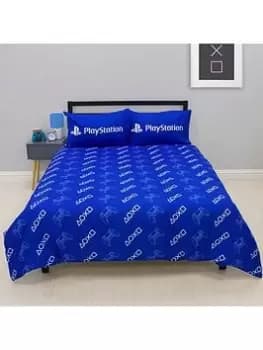 Playstation Player One Duvet Cover Set, Multi, Size Double