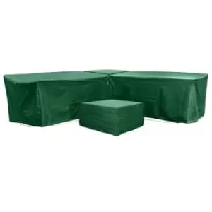 Cozy Bay Malta 6 Seat Furniture Set Cover In Green