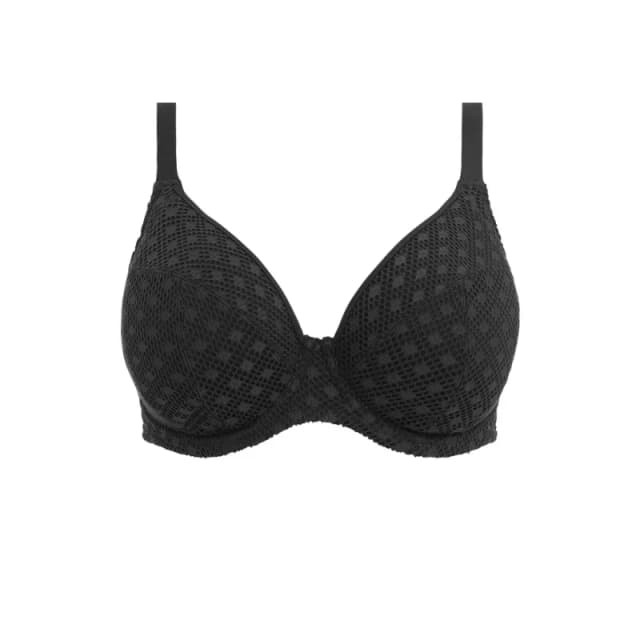 Elomi Womens underwired plunge bra Elomi Bazaruto Noir Female 90I