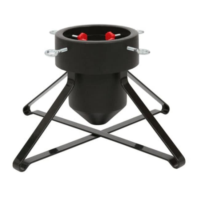 Harbour Housewares Classic Real Christmas Tree Stand - 3" - Black