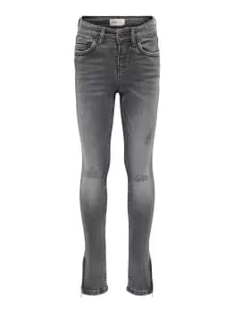 ONLY Konkendel Grey Zip Ankle Skinny Fit Jeans Women Grey