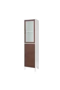 Tyler Wooden Bathroom Linen Tower Floor Tall Cabinet