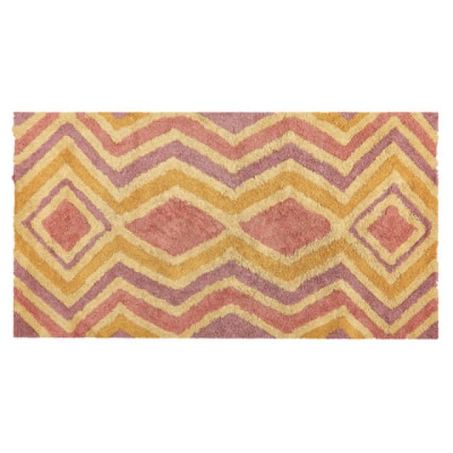 Beliani Rug Canakkale Multicolour 80 X 150 Cm Cotton