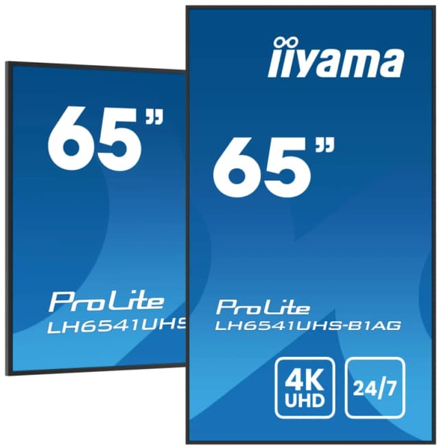 iiyama LH6541UHS-B1AG Signage Display 163.8cm (64.5") LCD 500 cd