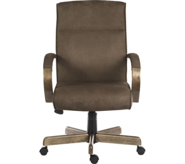Glencoe Microfibre Executive Office Chair Brown - 6994