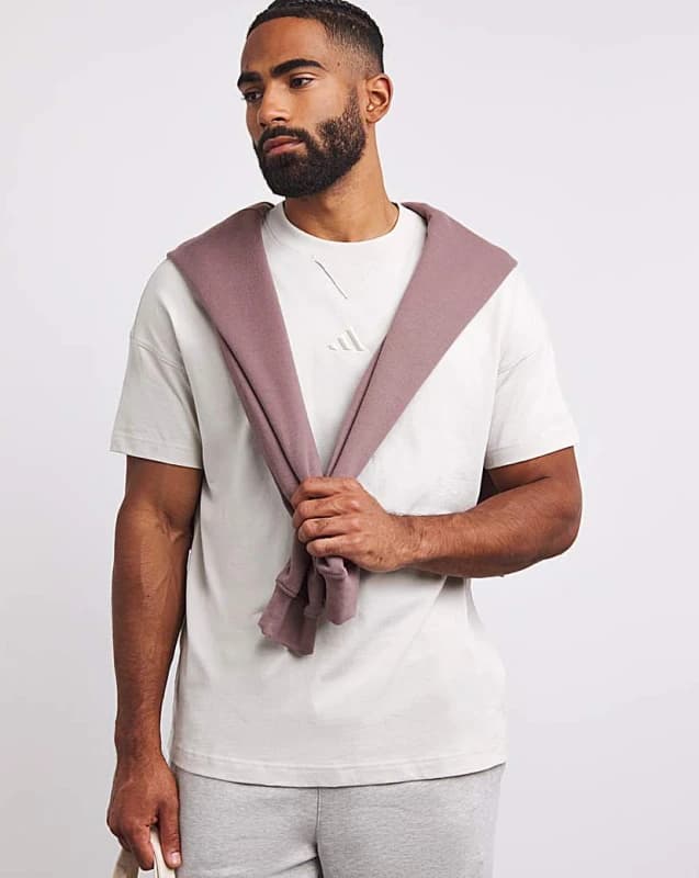 Adidas adidas ALL SZN T-Shirt Cream Male 2XL(48/52) DI62505