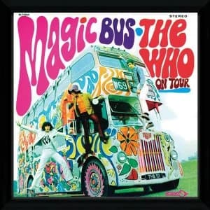 The Who Magic Bus 12" x 12" Framed Album Cover