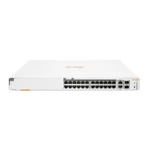 HP Enterprise Aruba Instant On 1960 24G 20p Class4 4p Class6 PoE 2XGT 2SFP+ 370W Managed L2+ Gigabit Ethernet (10/100/1000) Power over Ethernet (PoE)