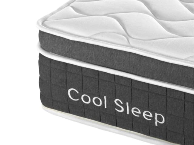 Arthur Sleep Cool Gel Foam Pocket Spring Medium Hybrid Mattress in White Size: Small Double White Unisex Small Double