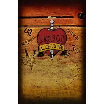 Alice Cooper - Schools Out Textile Poster